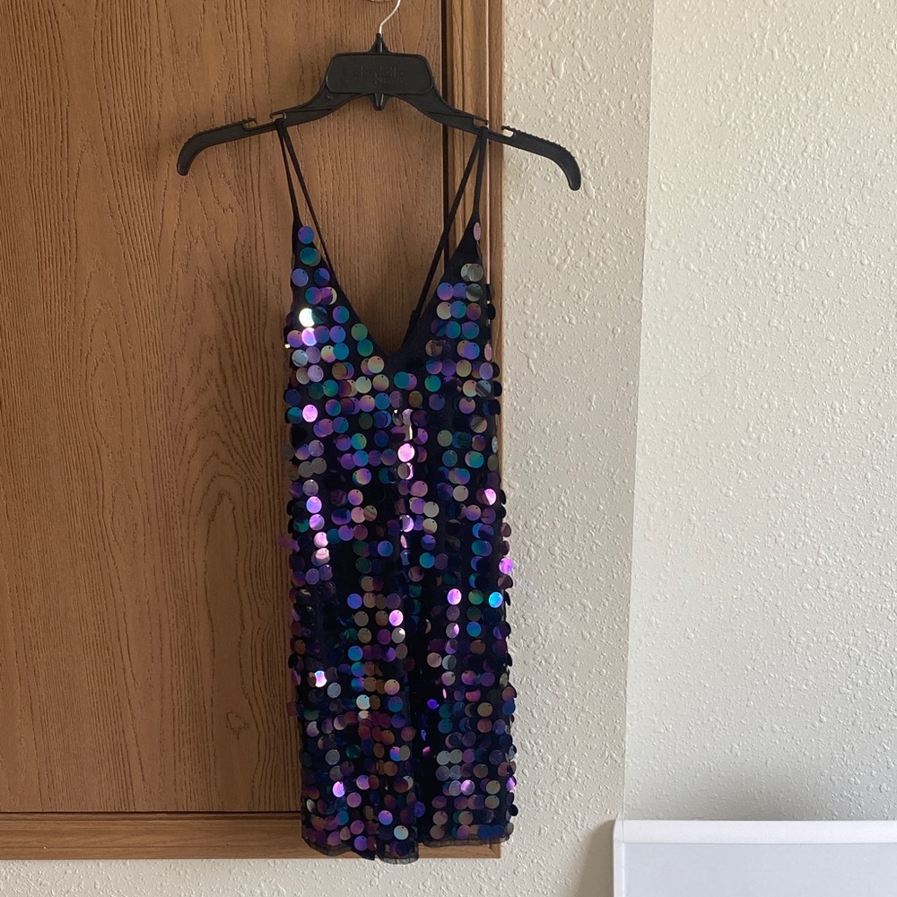 Stretchy Sequin Party Dress